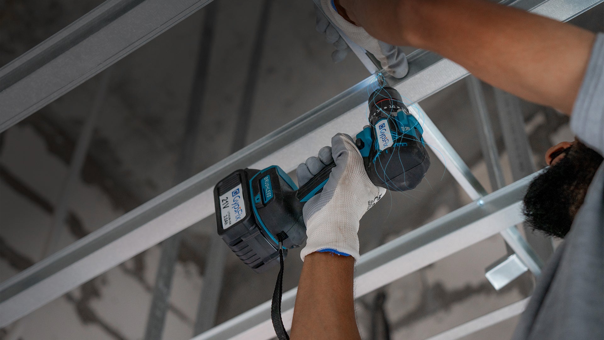 GypsFix 21V Cordless Drill Brushless